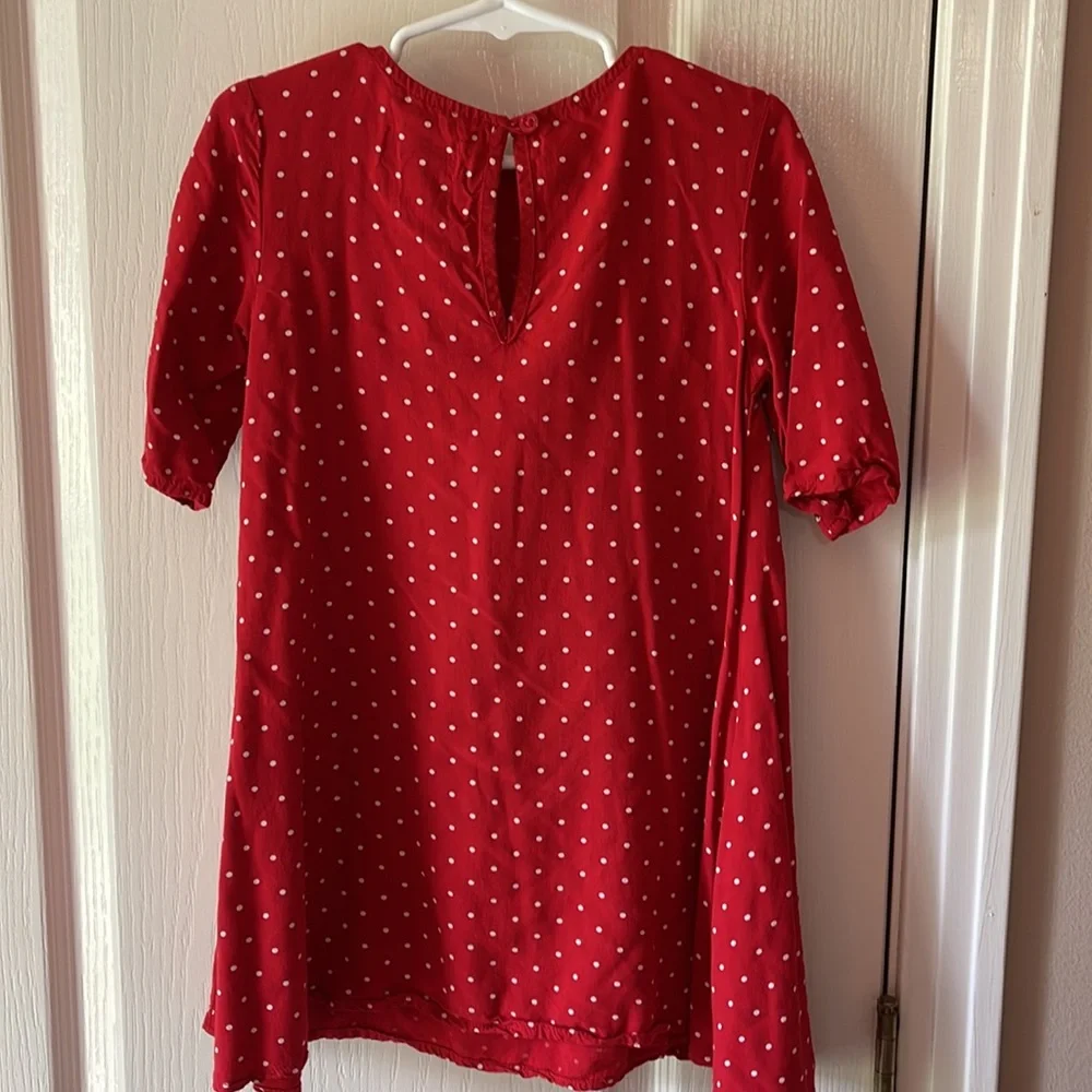 E24 Old Navy red dress